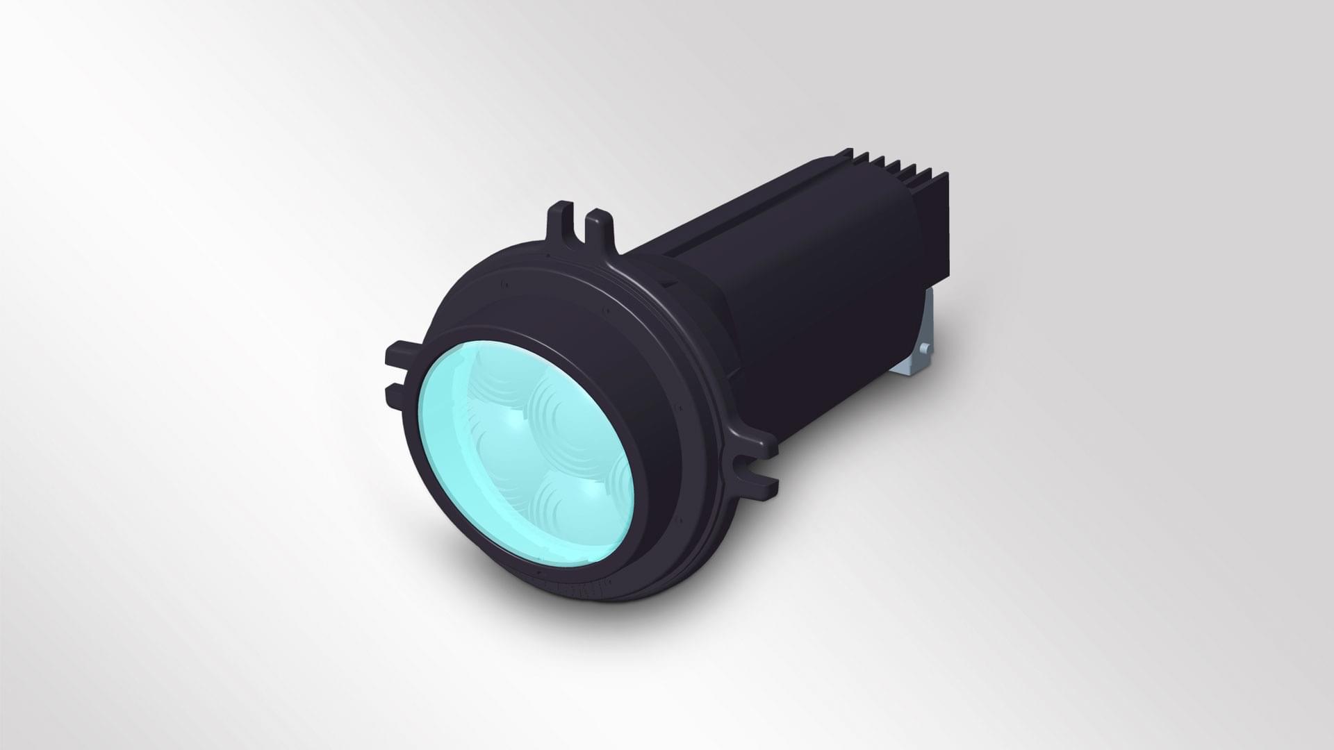 The excellent visibility of the LED Signal EU is the result of a combination of high power LED as a central light source and a special lens system.